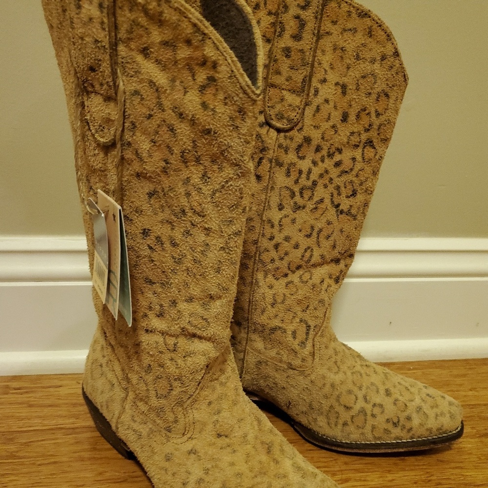6.5 Roper Women's Cowboy Boots Cheetah